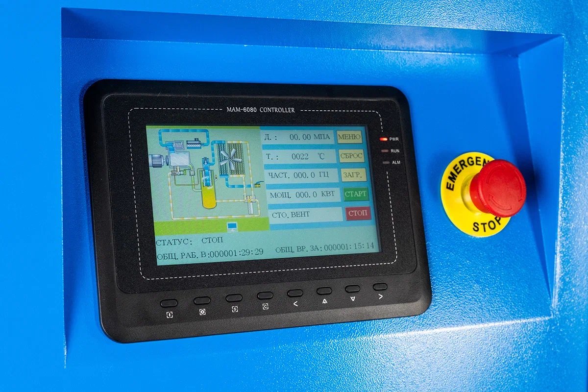 Компрессор винтовой Hansmann RSE 15-12-500DR с частотным преобразователем - фото