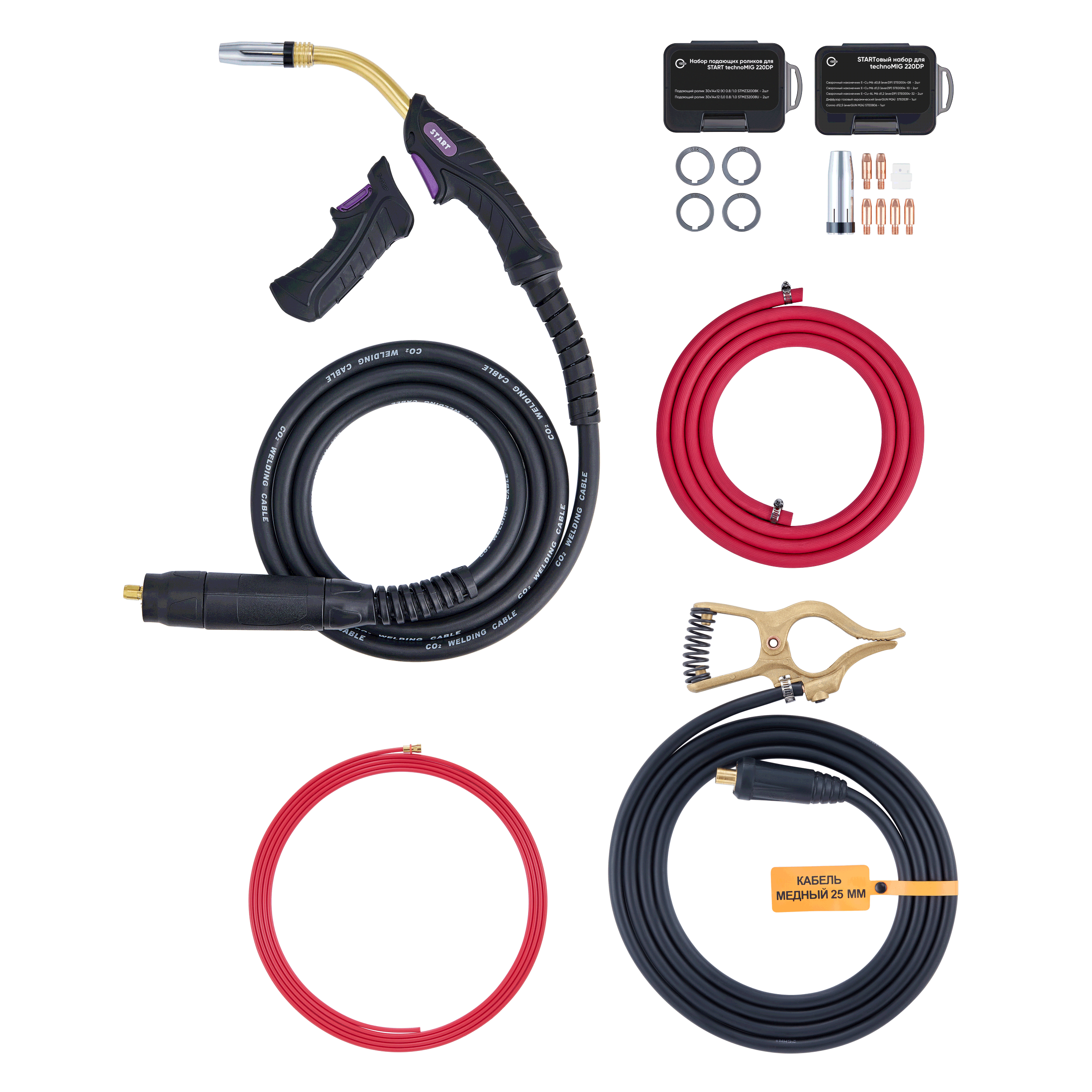 Сварочный полуавтомат Start technoMIG 220 DP 2W220TDP - фото