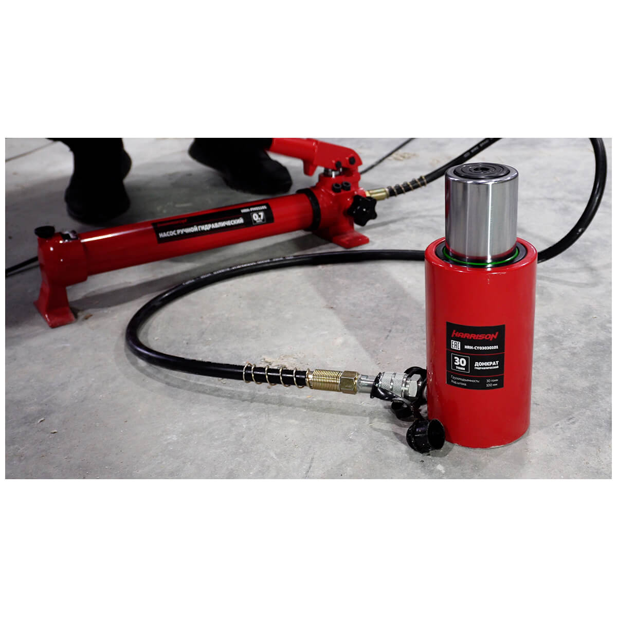 Домкрат грузовой гидравлический Harrison HRH-CY03030101 - фото