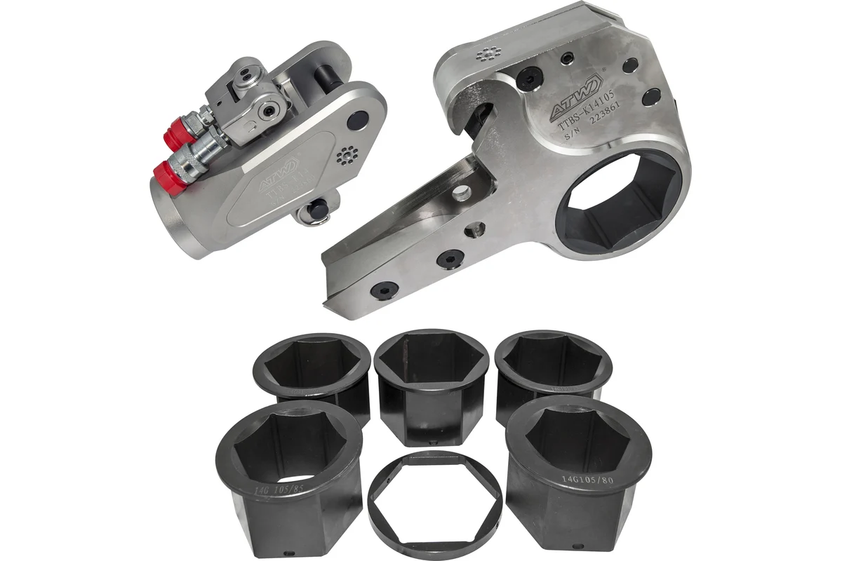 Гайковерт гидравлический кассетный TTBS-K14 ATW 18521 Нм, под гайку 105, 100, 95, 90, 85, 80 мм