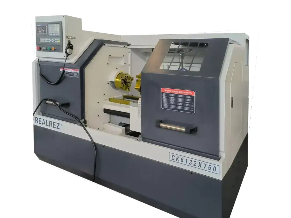 Токарный станок с ЧПУ REALREZ CK 6132х750 GAH6 - фото
