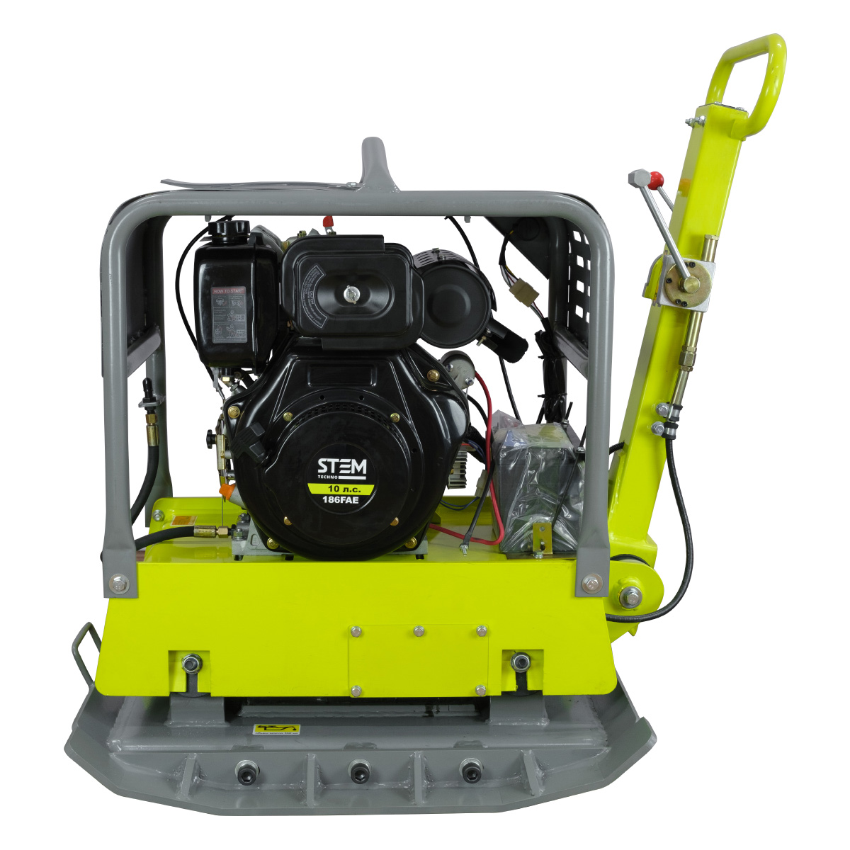 Виброплита реверсивная STEM Techno RPC 331 дизельная (S186FAE) - фото