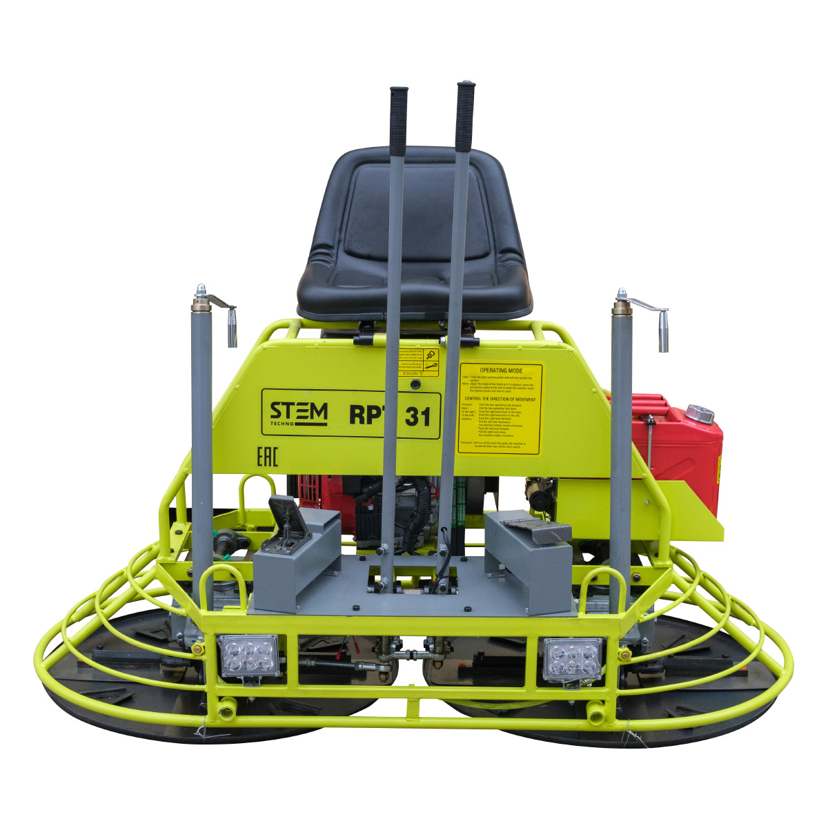 Затирочная машина двухроторная STEM Techno RPT 31 (HONDA GX390, 1580мм) - фото