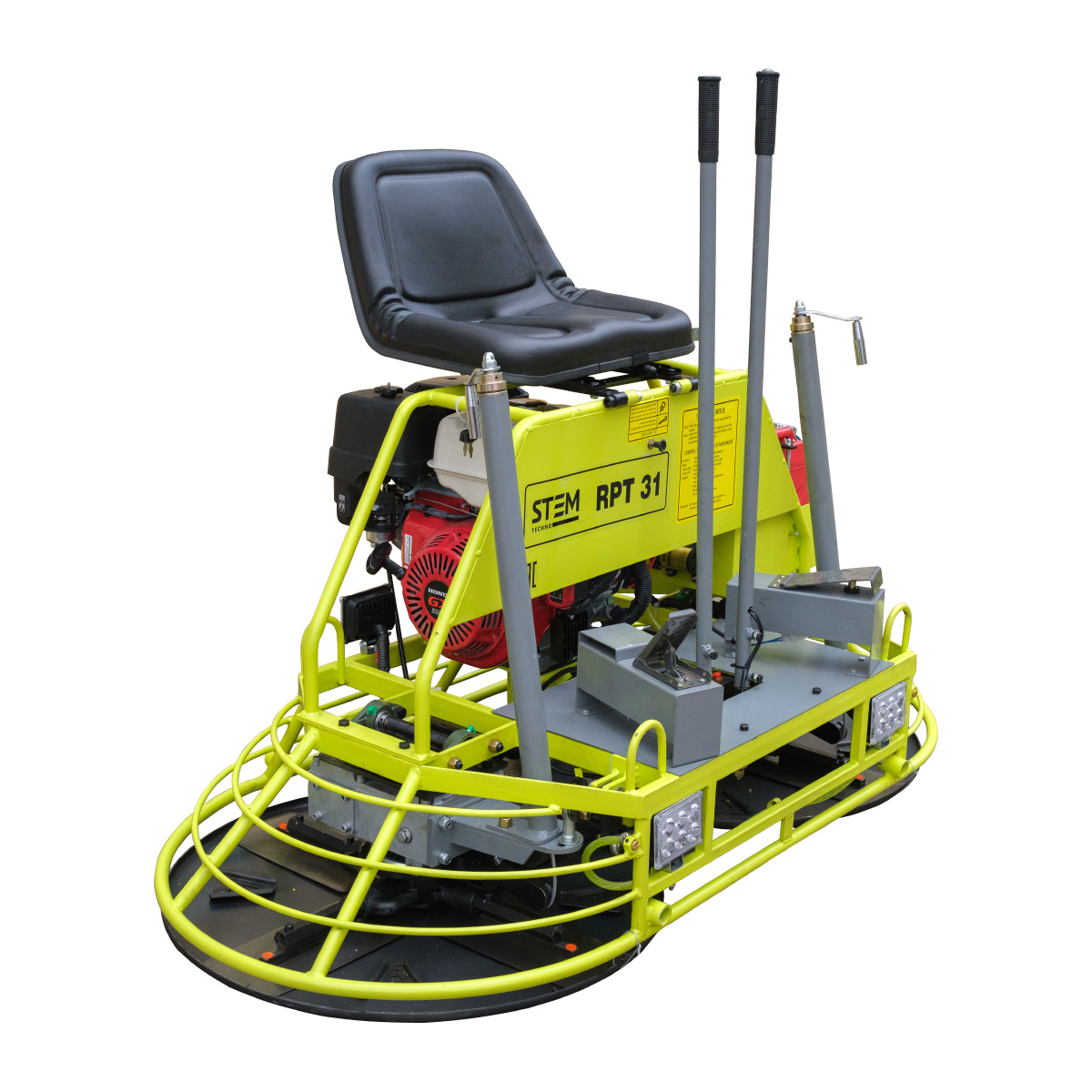 Затирочная машина двухроторная STEM Techno RPT 31 (HONDA GX390, 1580мм) - фото