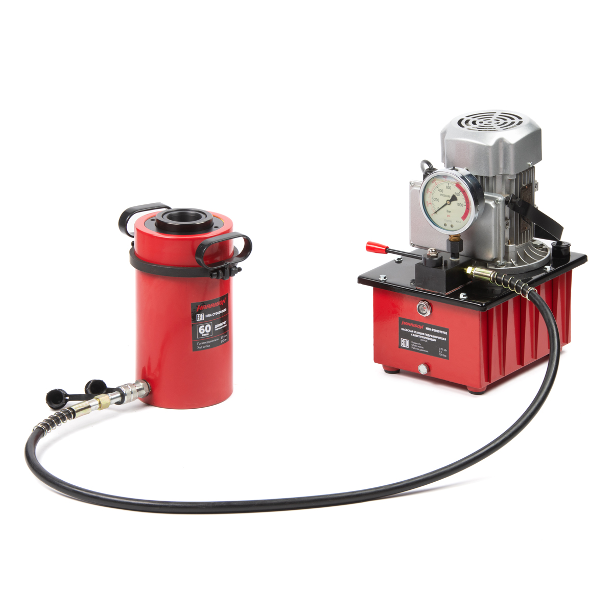 Домкрат с полым штоком Harrison HRH-CY06060100 - фото