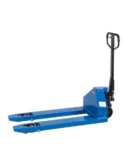 Тележка гидравлическая 5000 кг 1150 мм TOR RHP (полиуретановые колеса) - фото