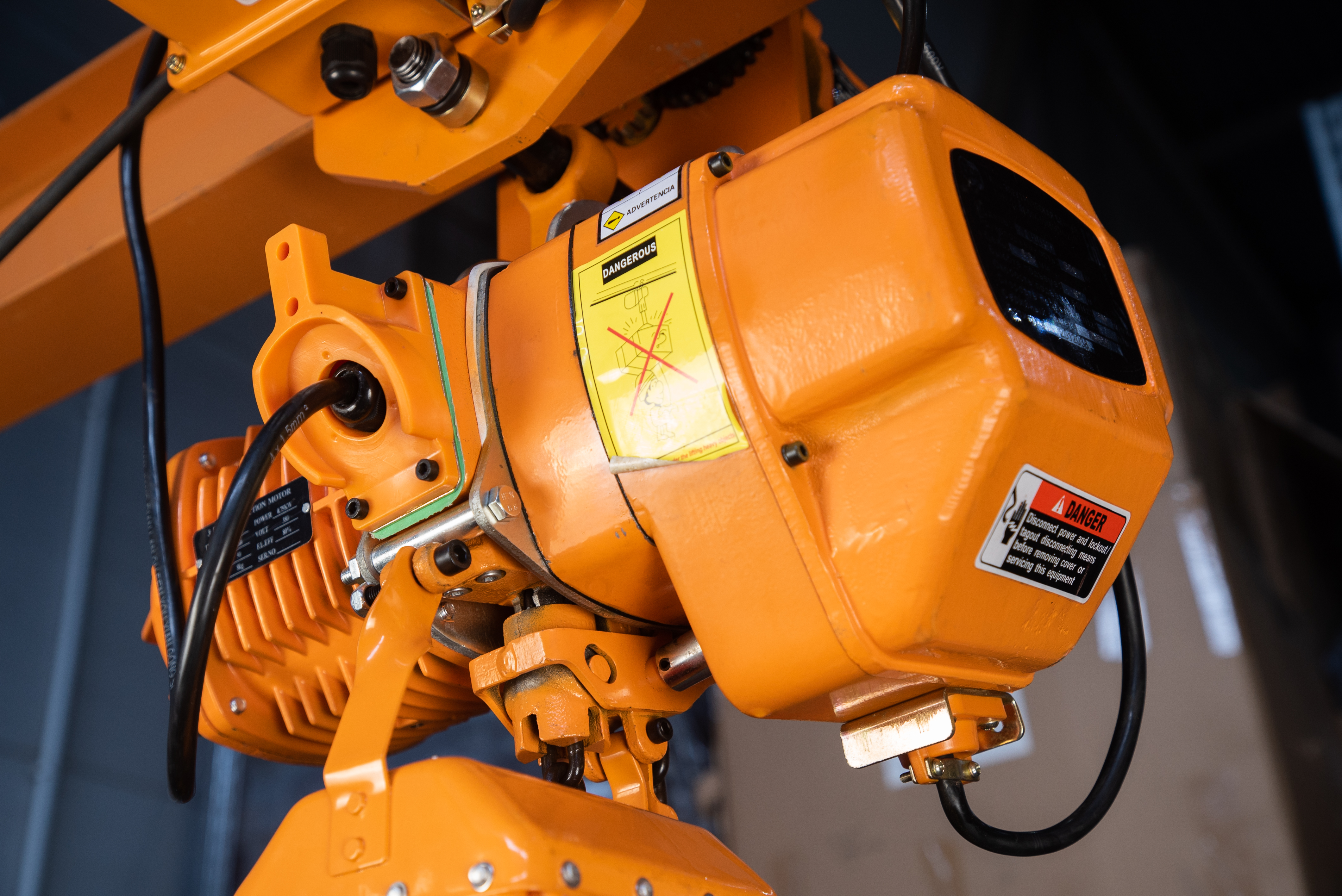 Таль стационарная 5т 6м 380В электрическая цепная TOR HHBD-02 - фото