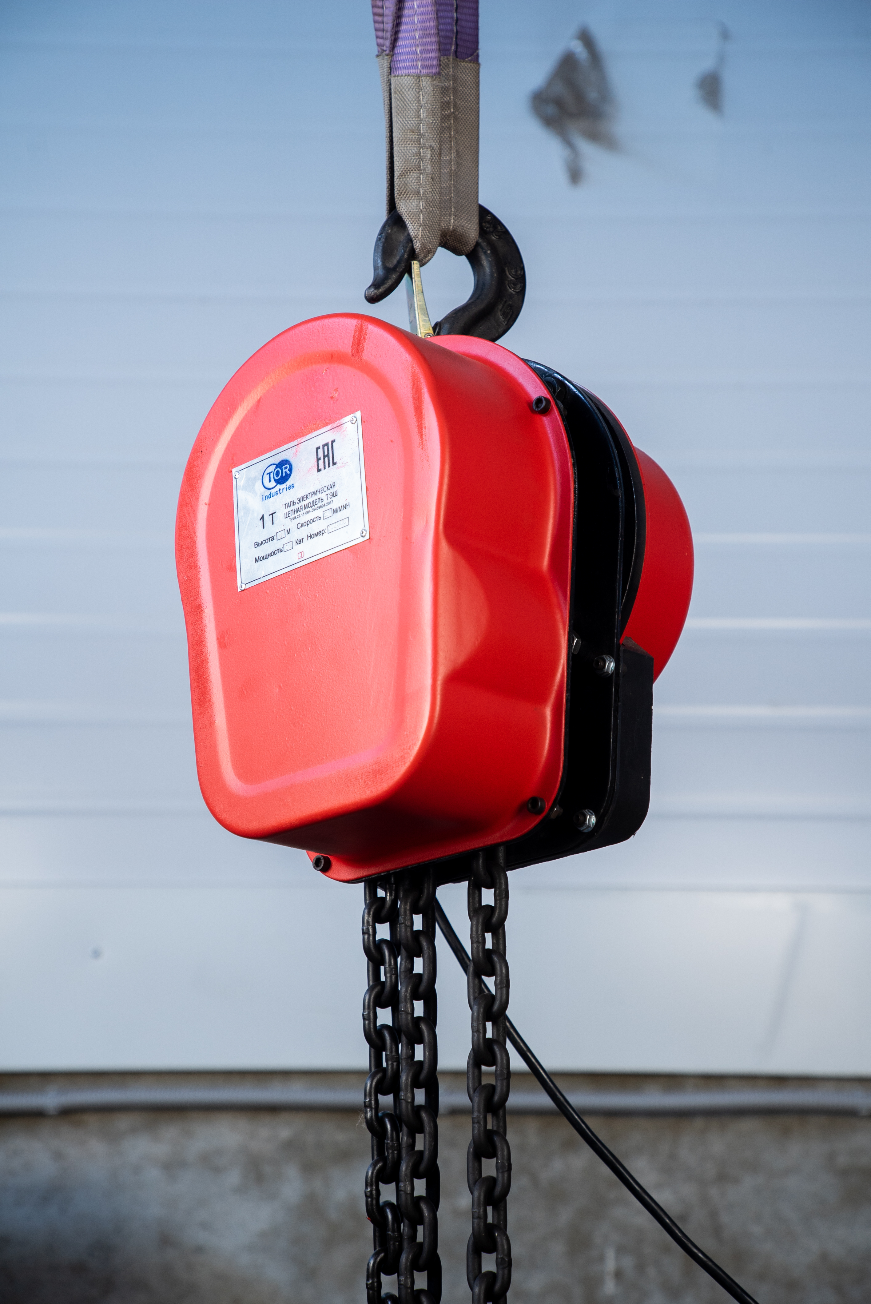 Таль стационарная 2т 9м 380В электрическая цепная TOR DHP (серия J) - фото