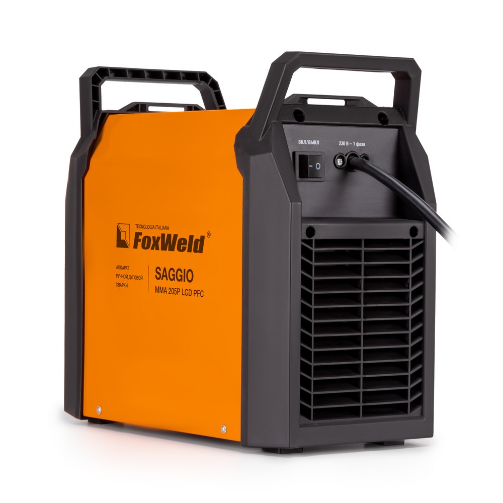 Импульсный сварочный аппарат FoxWeld SAGGIO ММА 205P LCD PFC - фото