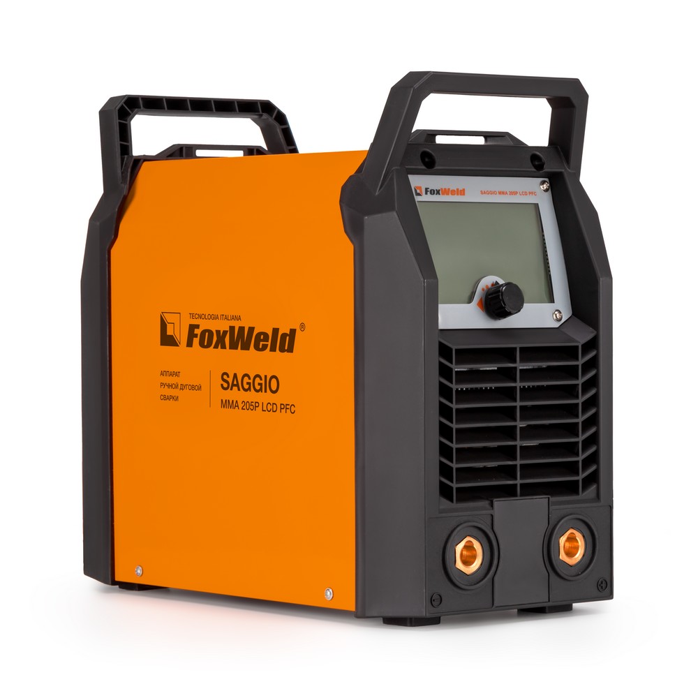 Импульсный сварочный аппарат FoxWeld SAGGIO ММА 205P LCD PFC - фото