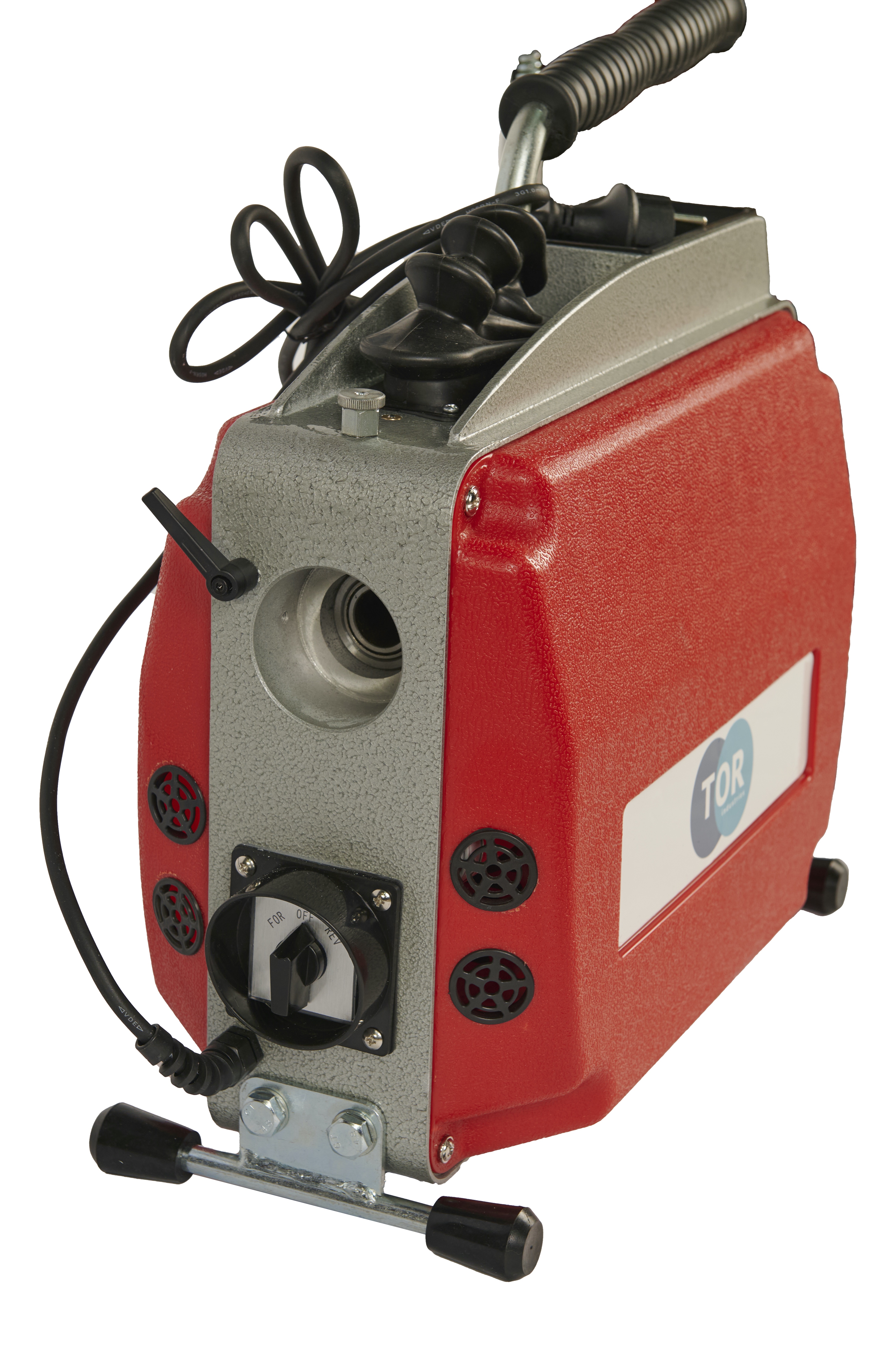 Электрическая прочистная машина для канализации TOR TD-150 с набором принадлежностей