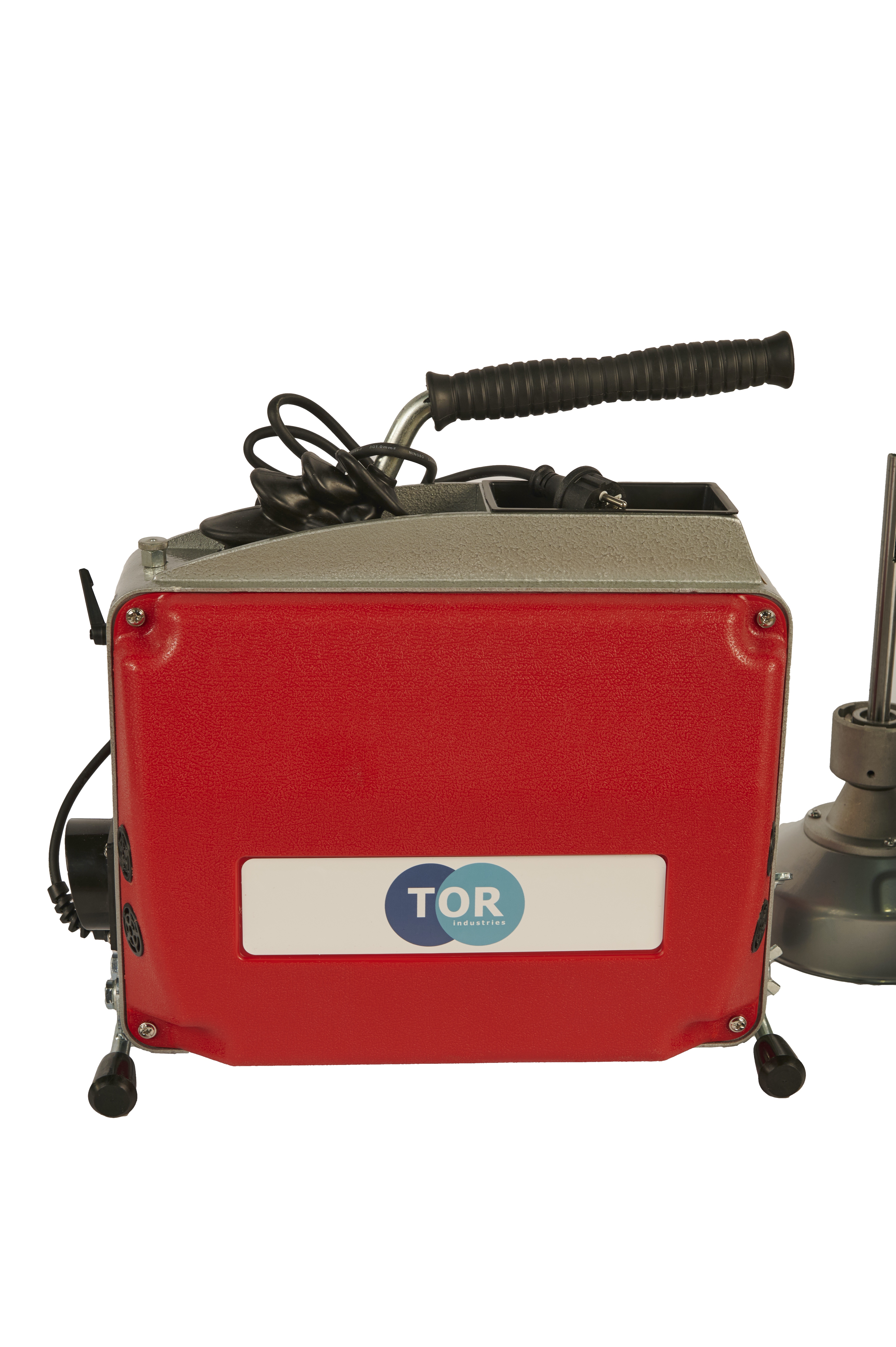 Электрическая прочистная машина для канализации TOR TD-150 с набором принадлежностей - фото