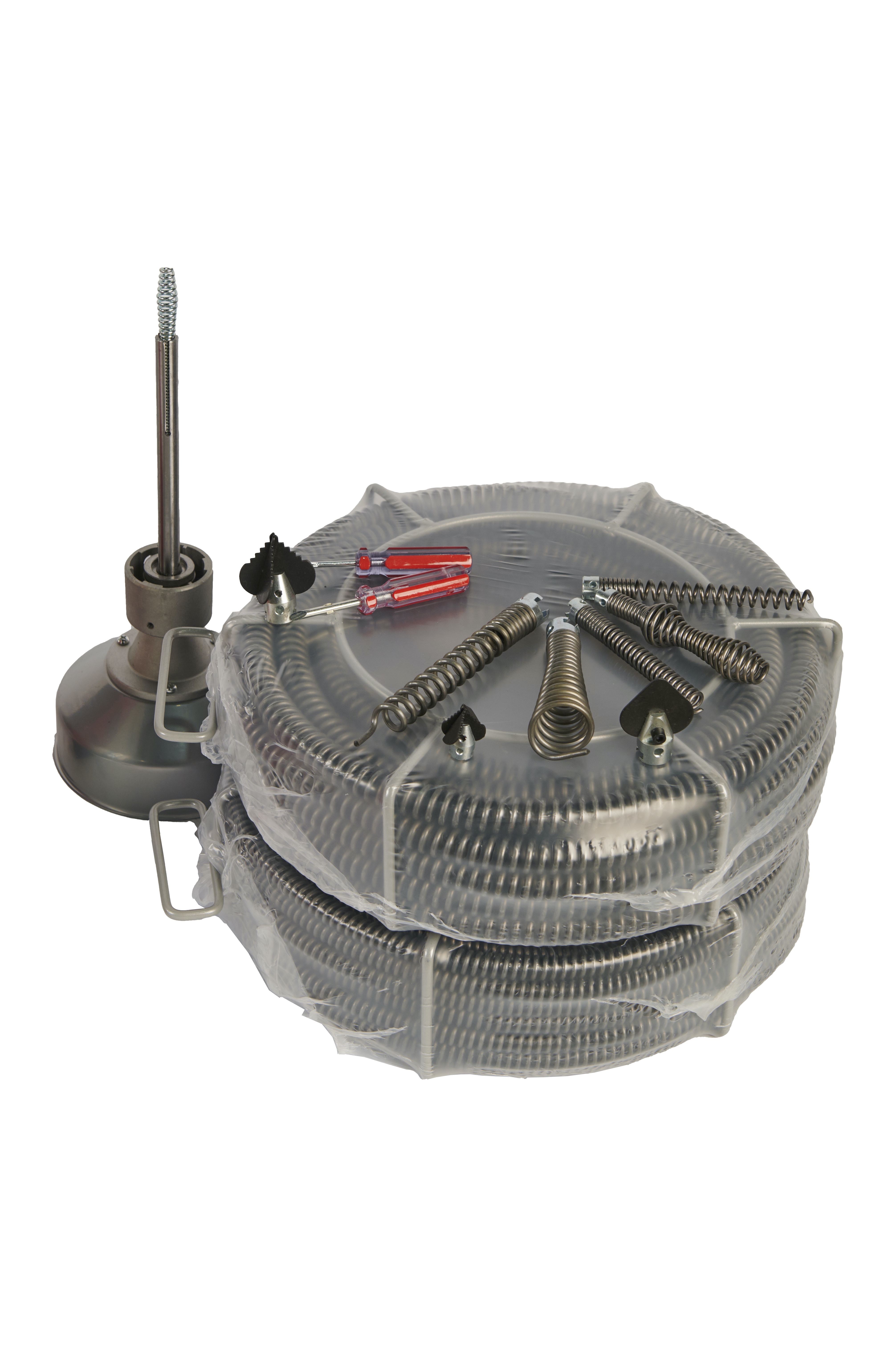 Электрическая прочистная машина для канализации TOR TD-150 с набором принадлежностей - фото