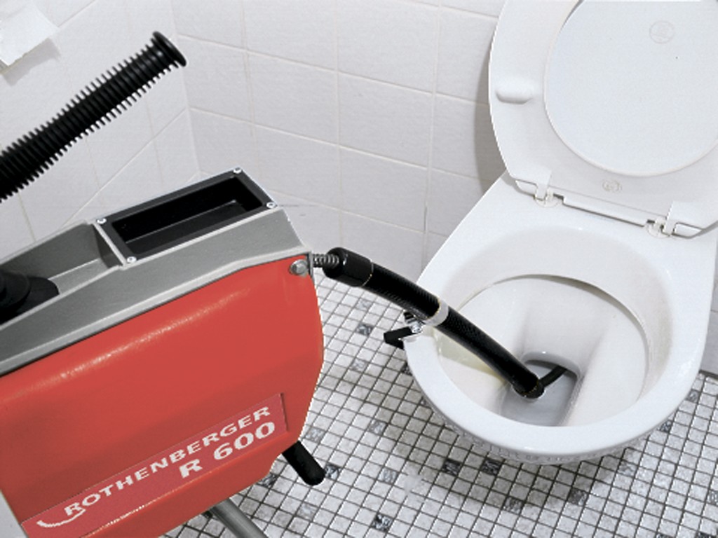 Электрическая прочистная машина для канализации ROTHENBERGER R 600 с набором принадлежностей и инструмента - фото