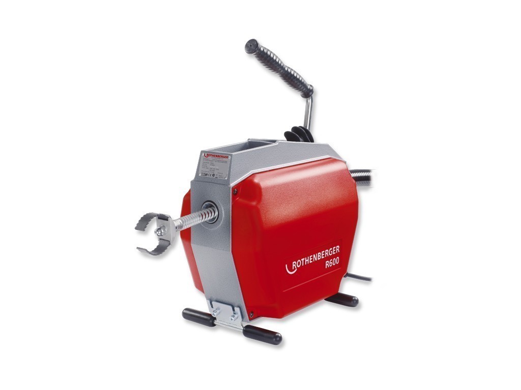 Электрическая прочистная машина для канализации ROTHENBERGER R 600 с набором принадлежностей и инструмента - фото