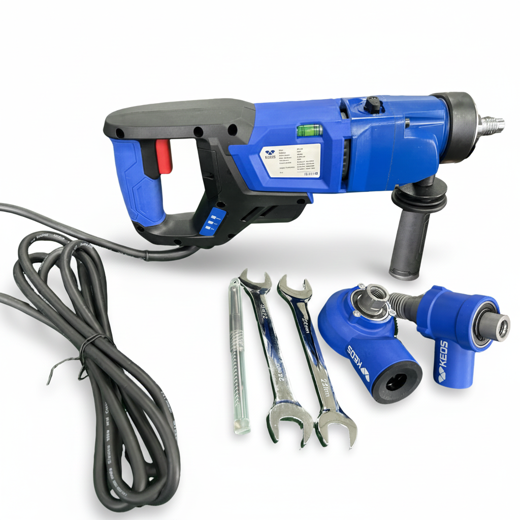 Алмазная дрель KEOS KS-158 ПУЛЬСАР (PULSAR) с микроударом (ручная установка, 1800 Вт, бесщеточная)
