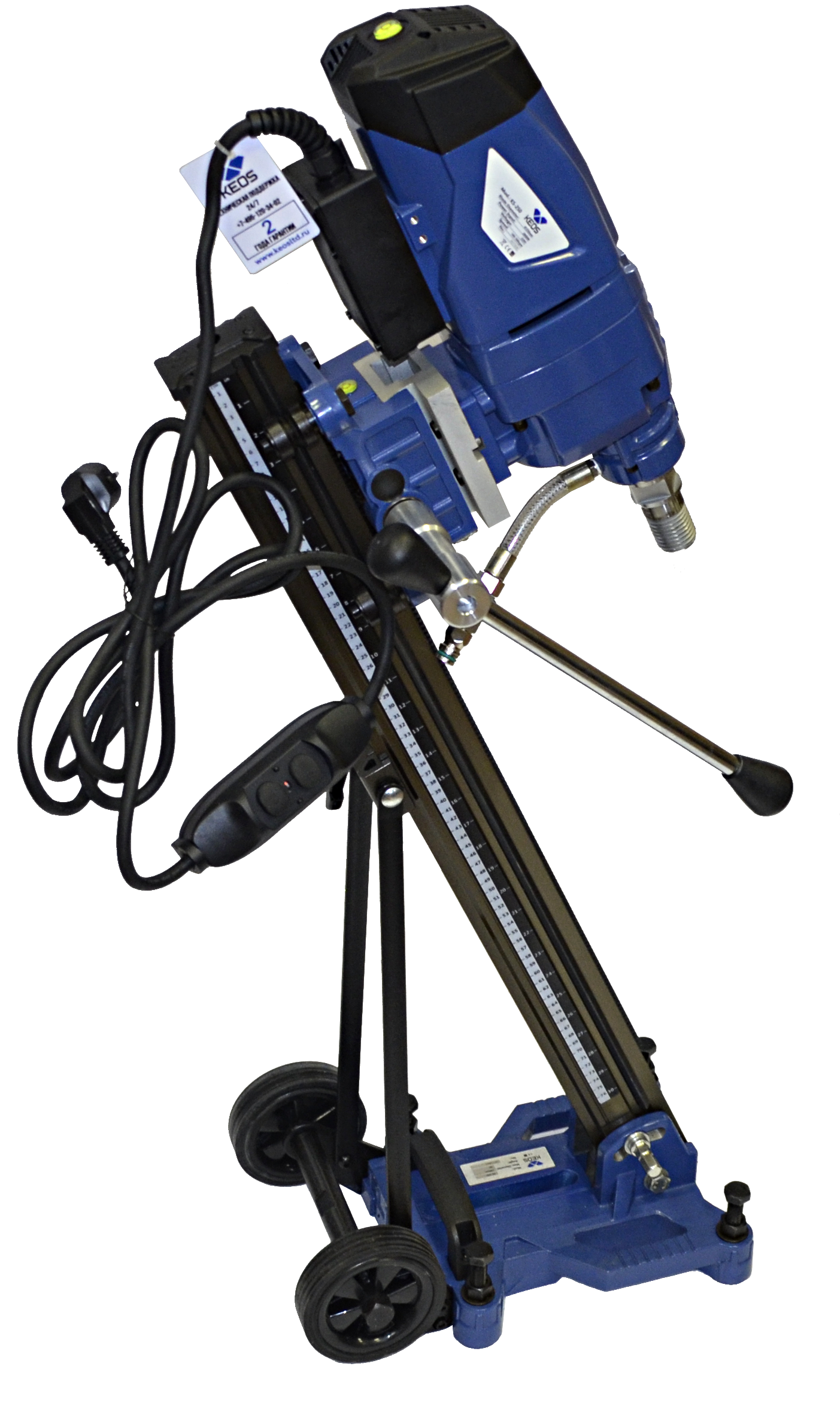 Установка алмазного бурения KEOS KS-250JSET со стойкой KS-250J - фото