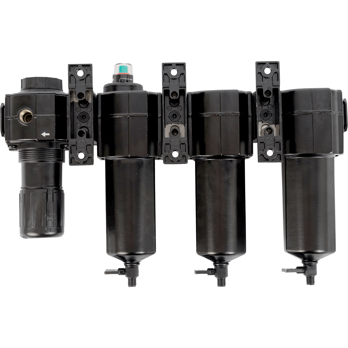 Блок подготовки воздуха Harrison с фильтром 5 мкм, фильтром 1 мкм, фильтром 0,01 мкм и регулятором - фото