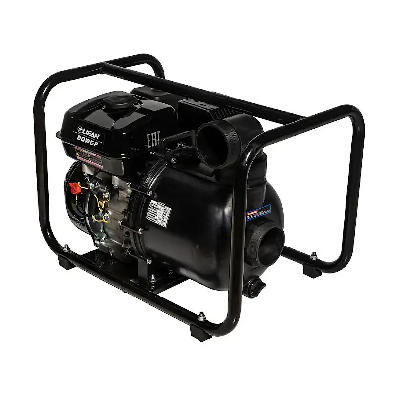 Мотопомпа Lifan 80WGF для химических жидкостей - фото