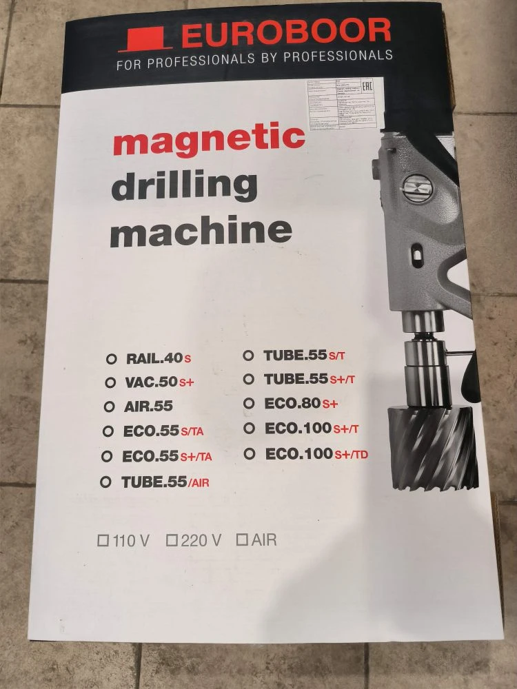 Магнитный сверлильный станок Euroboor ECO.100S+/TD - фото