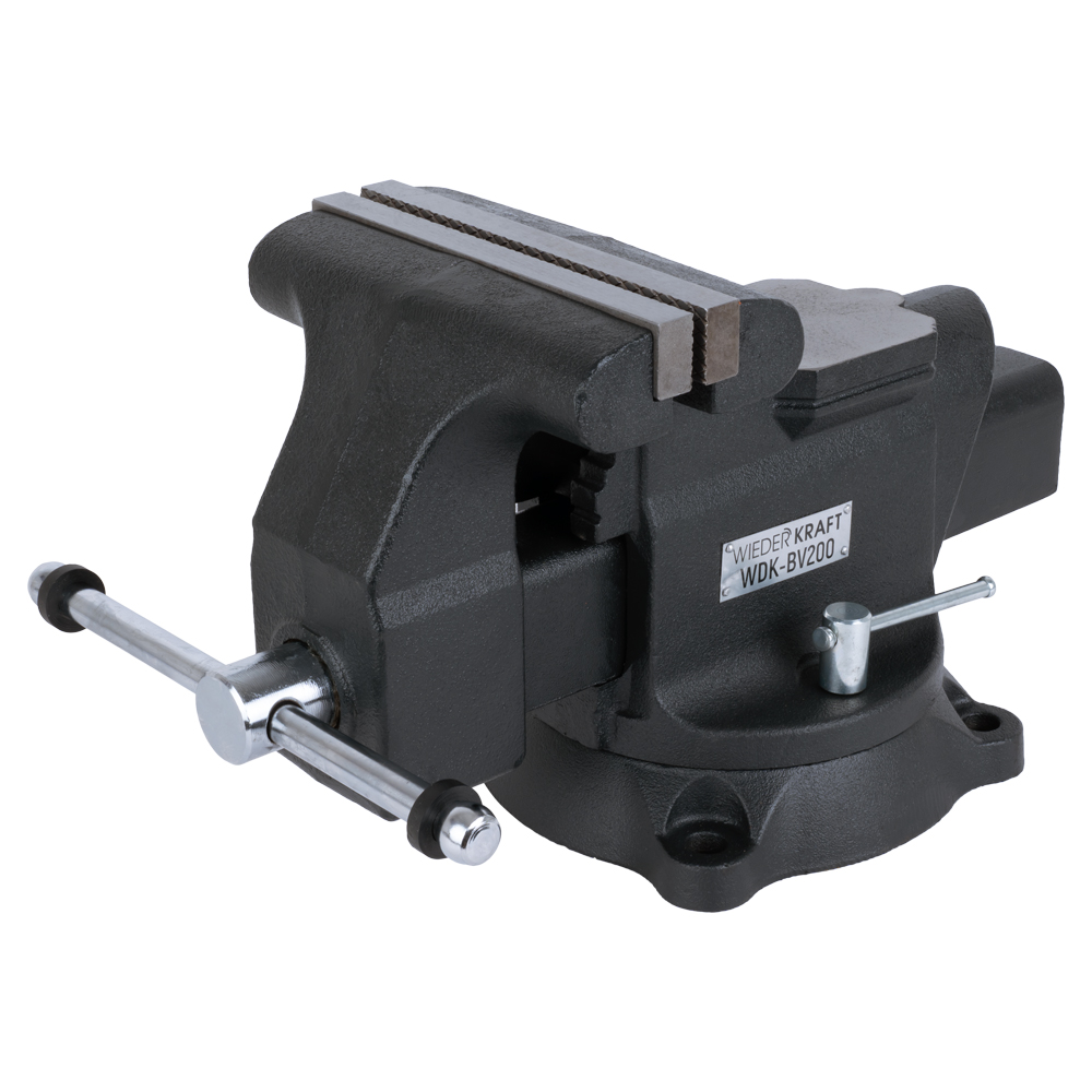 Поворотные слесарные тиски WIEDERKRAFT WDK-BV200