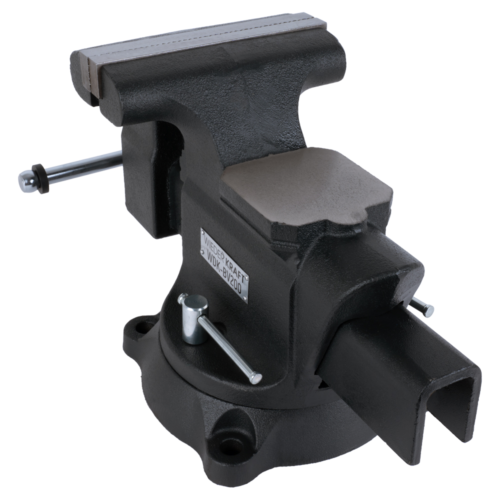 Поворотные слесарные тиски WIEDERKRAFT WDK-BV200 - фото