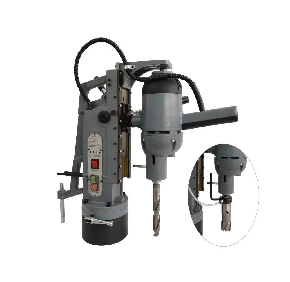 Станок сверлильный на магнитном основании REALREZ RMD23A 1000W