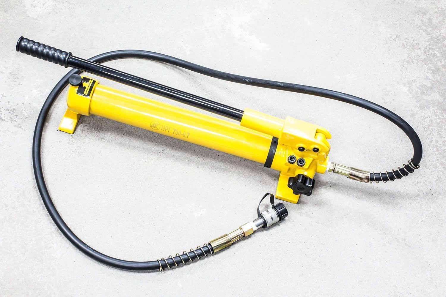 Насос ручной гидравлический НРГ 700-0.7 (700бар, 0.7л), двухступенчатый - фото