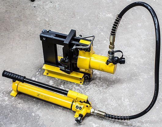 Насос ручной гидравлический НРГ 700-0.35 (700бар, 0.35 л), двухступенчатый - фото