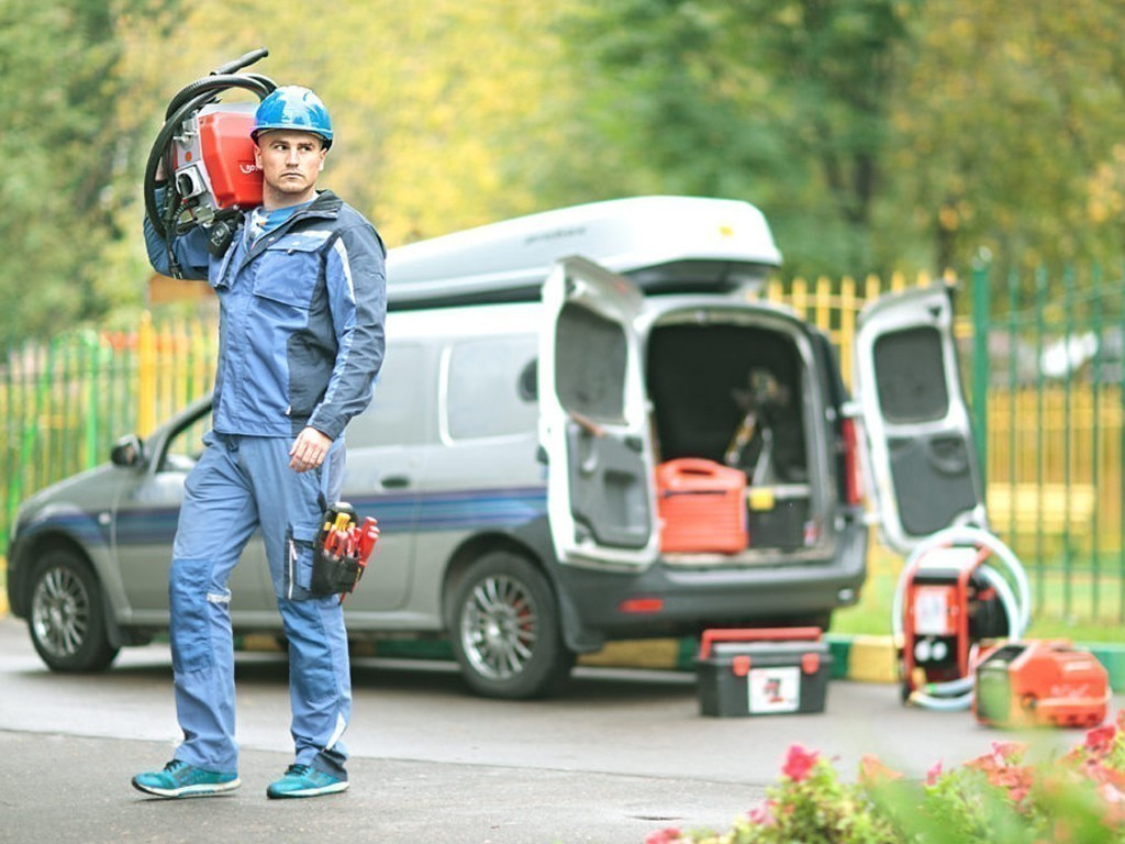 Электрическая прочистная машина для канализации ROTHENBERGER R 650 с набором принадлежностей и инструмента - фото