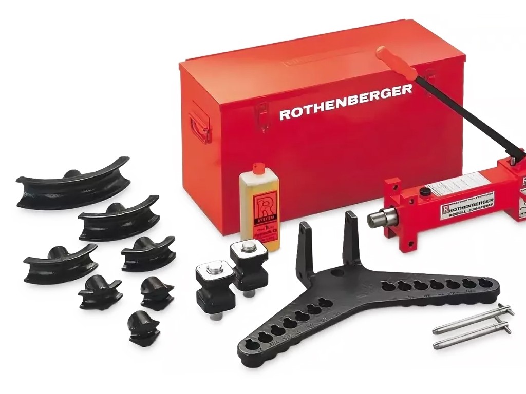 Трубогиб гидравлический ROTHENBERGER ROBULL тип E с открытой рамой и принадлежностями 3/8 - 2" - фото