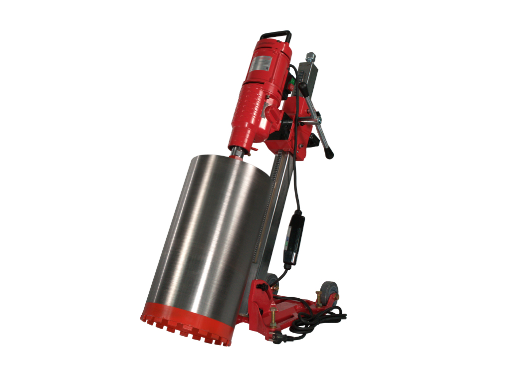 Установка алмазного бурения VOLL V-Drill 400N с наклонной стойкой