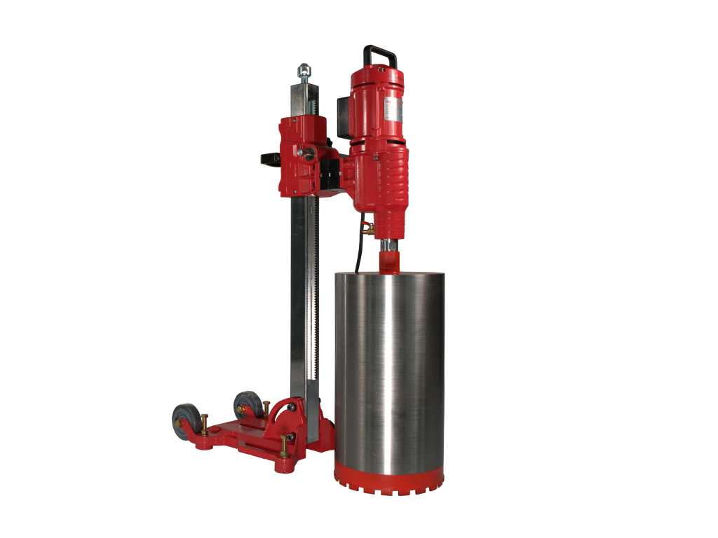 Установка алмазного бурения VOLL V-Drill 400N с наклонной стойкой - фото