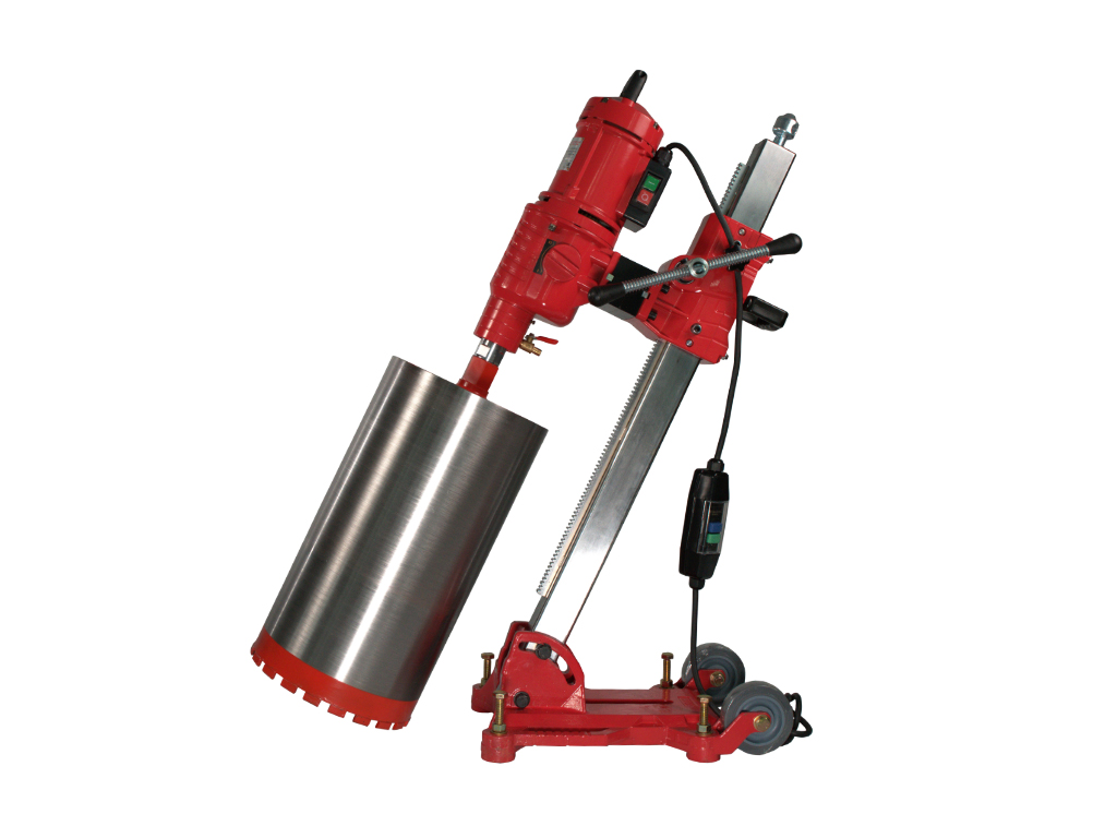 Установка алмазного бурения VOLL V-Drill 400N с наклонной стойкой - фото