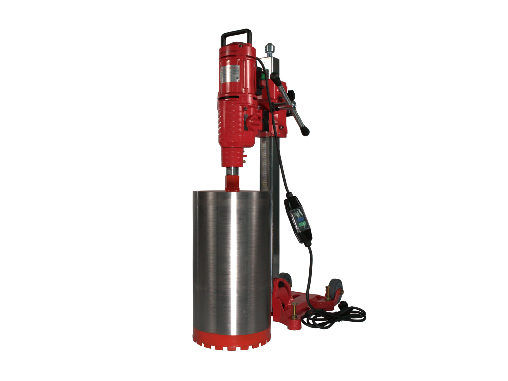 Установка алмазного бурения VOLL V-Drill 350N с наклонной стойкой - фото