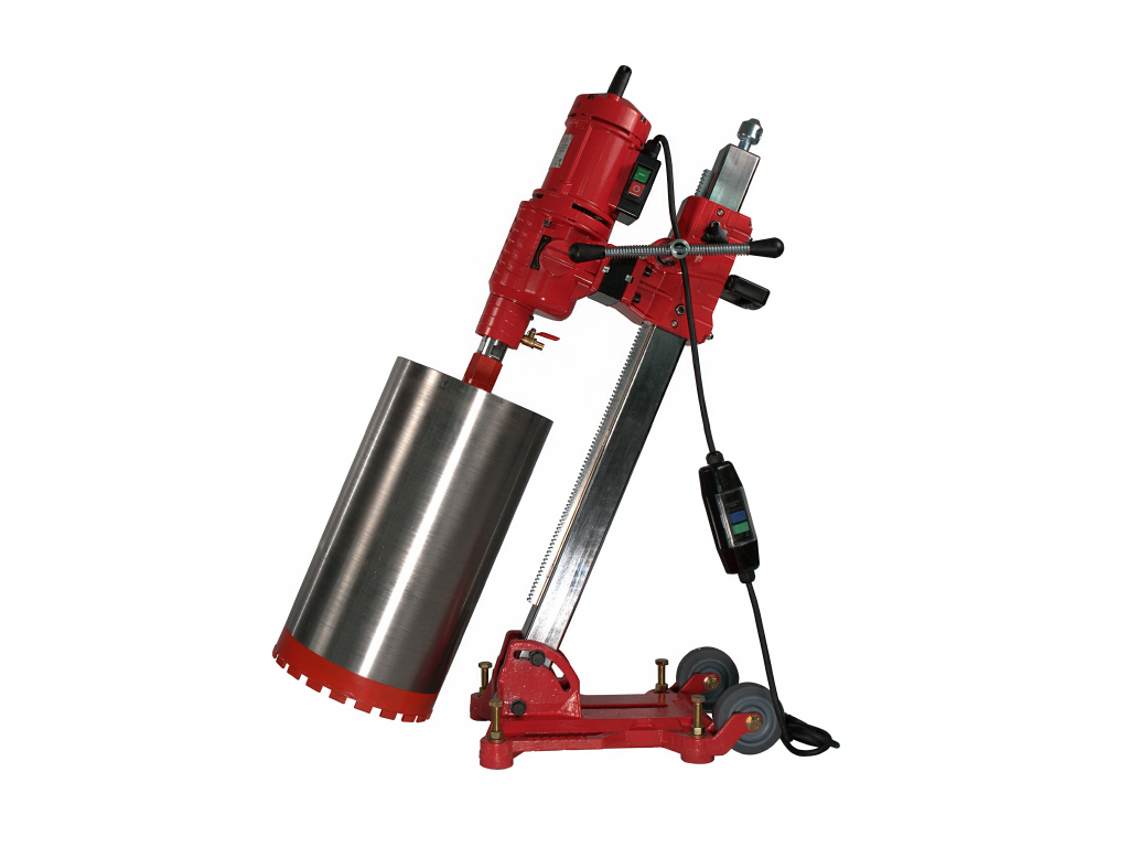 Установка алмазного бурения VOLL V-Drill 350N с наклонной стойкой - фото