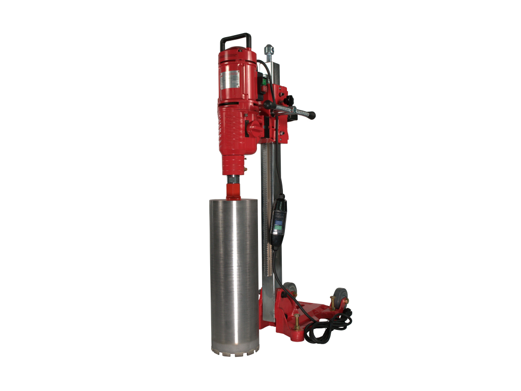 Установка алмазного бурения VOLL V-Drill 300N с наклонной стойкой - фото