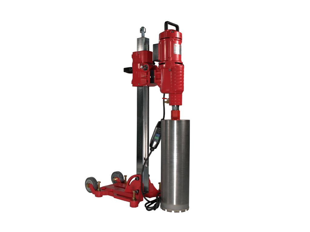 Установка алмазного бурения VOLL V-Drill 300N с наклонной стойкой - фото