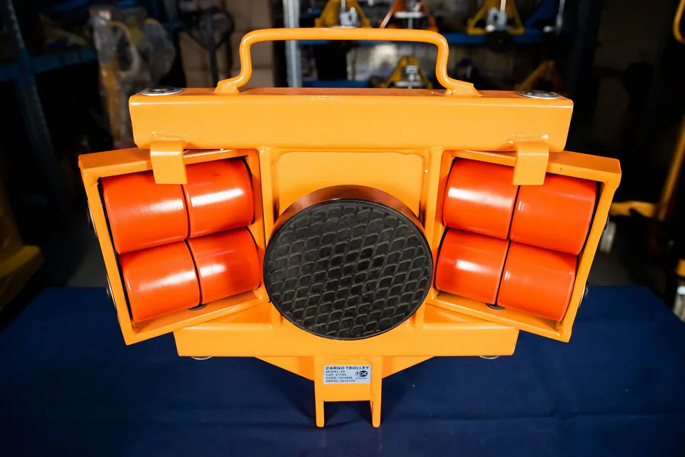 Роликовая платформа поворотная TOR X8 г/п 8 т (с ручкой) (T) - фото