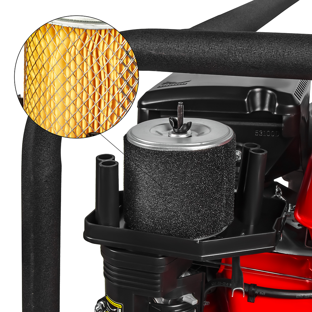 Мотопомпа бензиновая для грязной воды DDE  WP 80 DK - фото