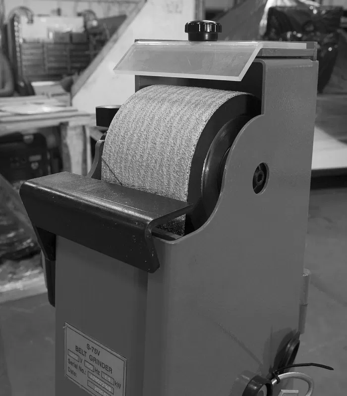 Станок ленточно-шлифовальный вертикальный Stalex S-75V - фото