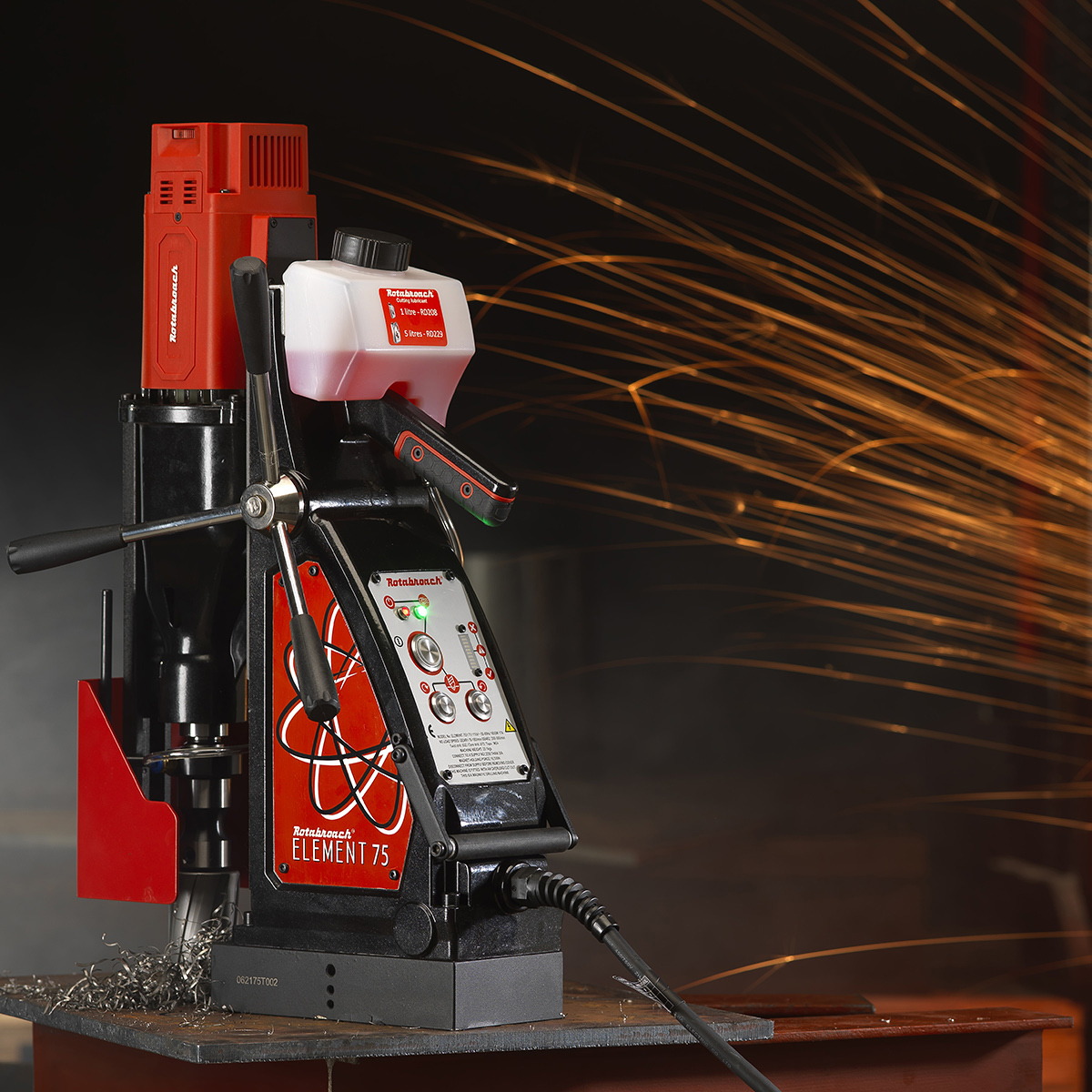 Станок сверлильный на магнитном основании Rotabroach ELEMENT-75 с поворотным основанием - фото