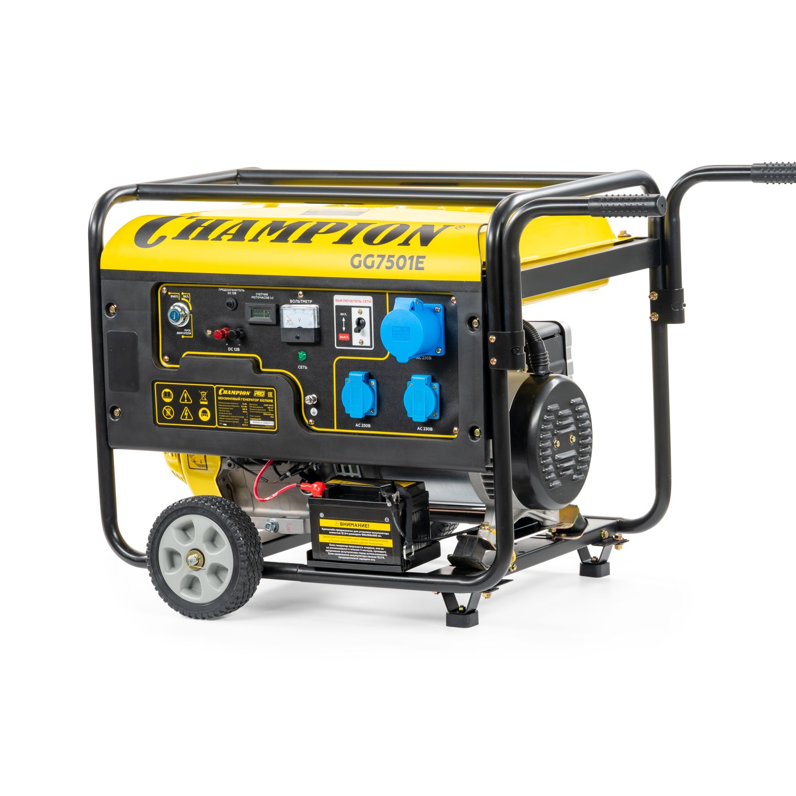 Генератор бензиновый Champion GG 7501 E
