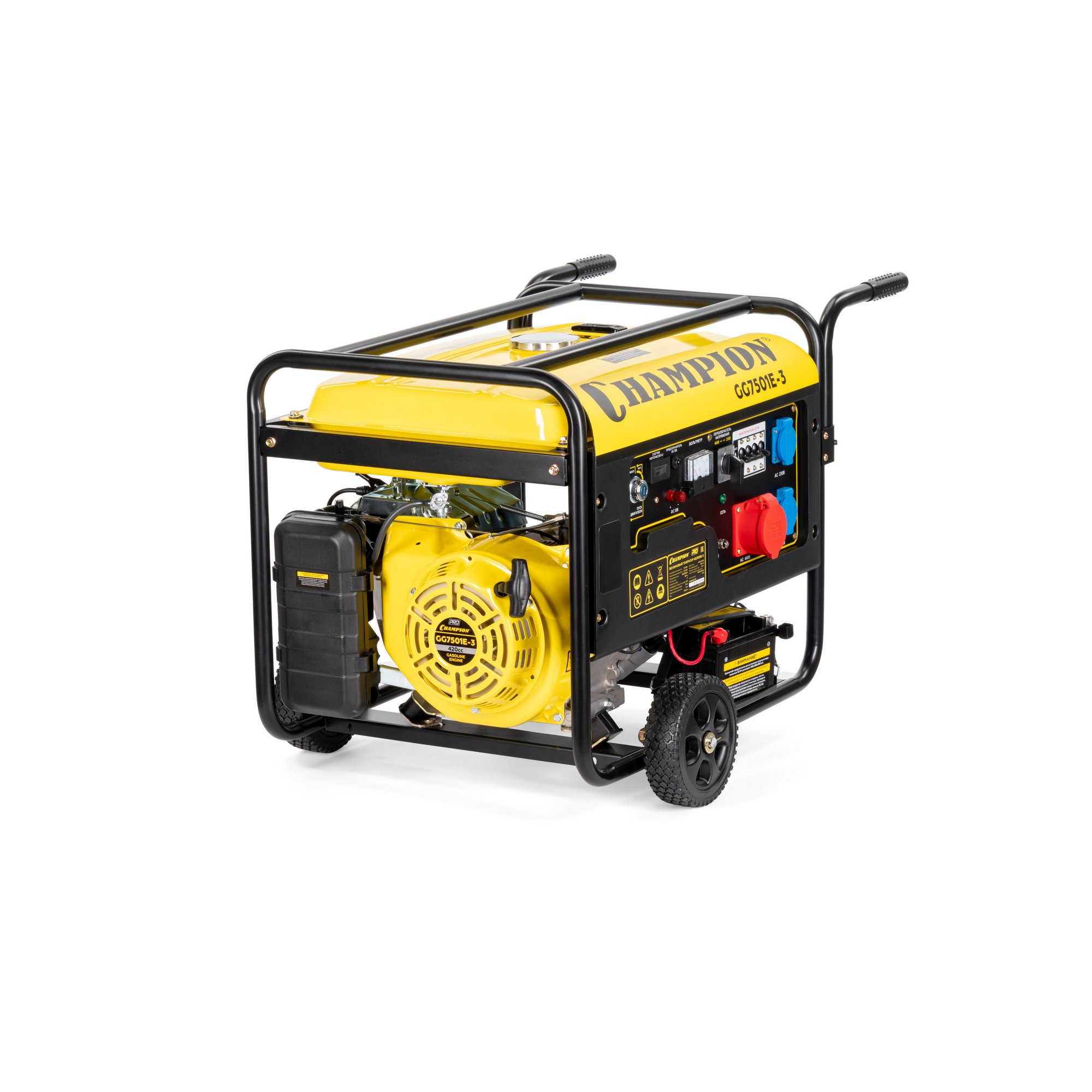 Генератор бензиновый Champion GG 7501 E-3 - фото