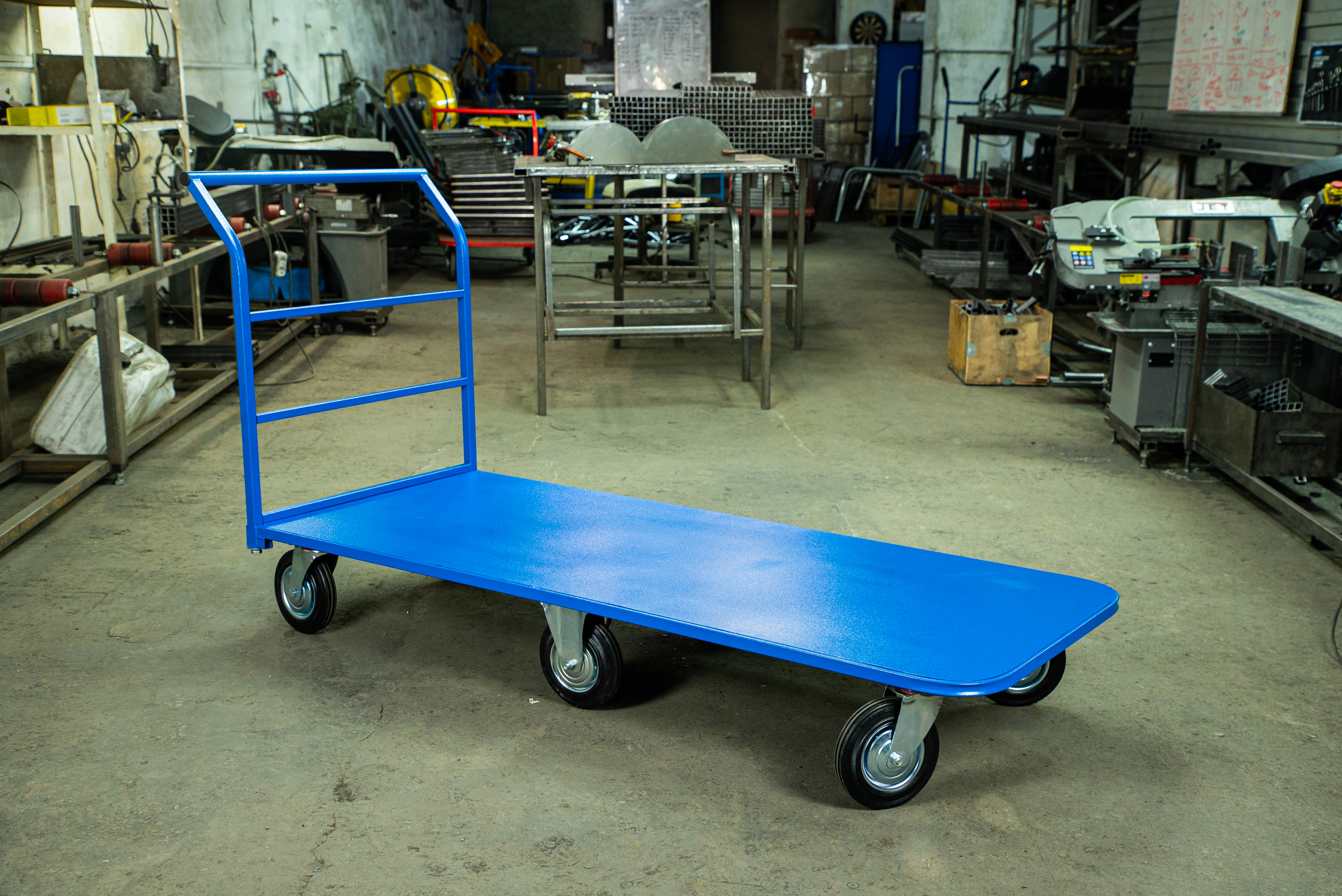 Тележка платформенная TOR ТП-5 (750х1800) г/п 555 кг (200 мм) - фото