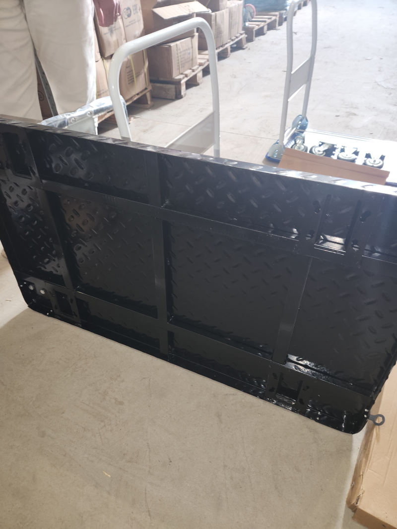 Тележка платформенная 950 кг TOR PH950 (1100х650) со складной ручкой (резиновые колеса 150 мм) - фото