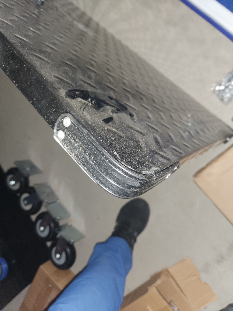 Тележка платформенная 950 кг TOR PH950 (1100х650) со складной ручкой (резиновые колеса 150 мм) - фото