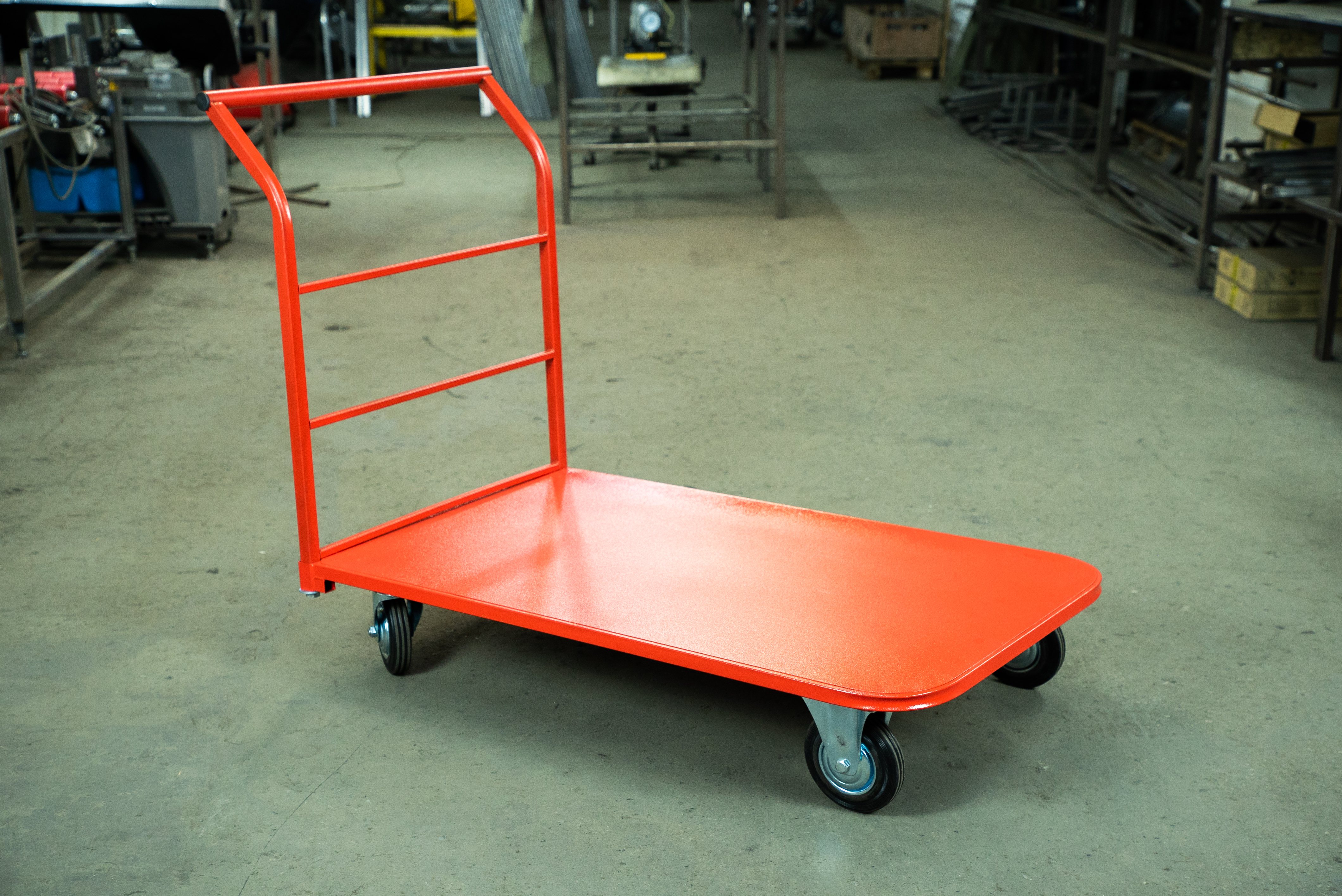 Тележка платформенная TOR ТП-8 (700x1000) г/п 435 кг (160 мм) - фото