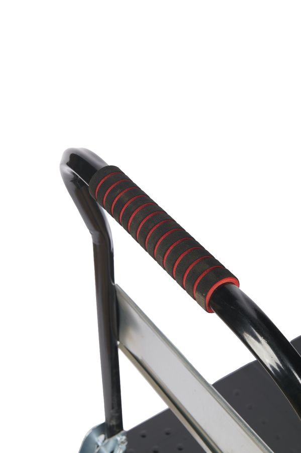 Тележка платформенная 600 кг TOR PH600 (720х470) со складной ручкой (пластиковые колеса 100 мм) - фото