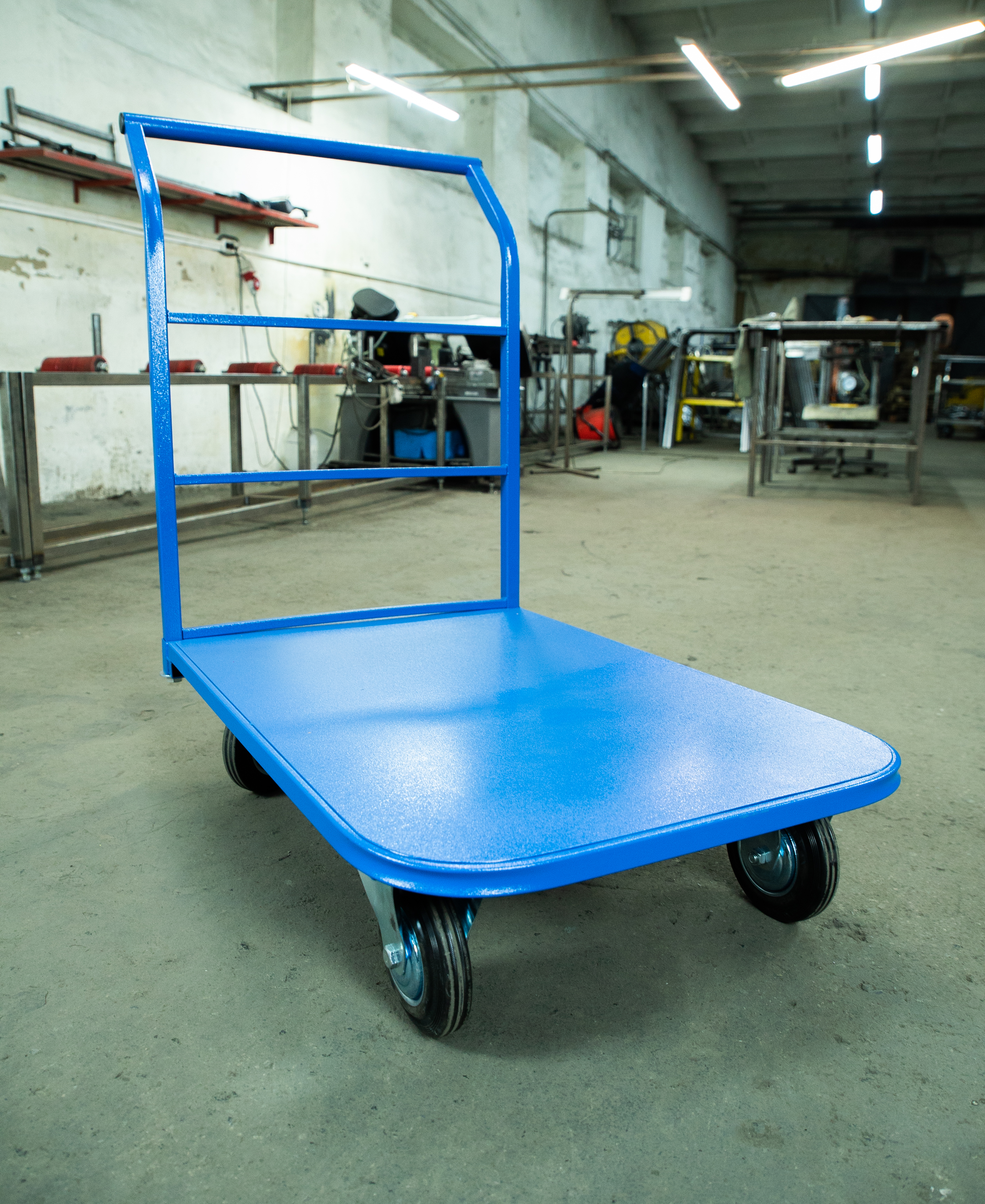 Тележка платформенная TOR ТП-2 (600х900) г/п 300 кг (125 мм) - фото